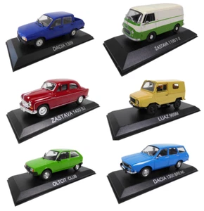 Sammlung 6 Modellautos Dacia Oltcit Luaz Zastava 1:43 Miniature Die Cast LBA29 - Bild 1 von 2