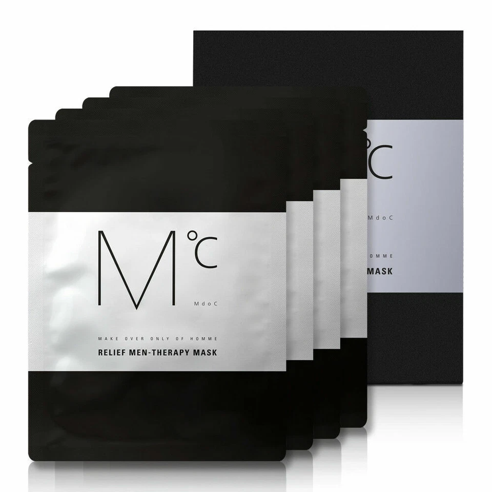 MdoC Relief Men Therapy Mask Pack 18ml X 4pcs K-beauty Men Skincare - Image 1 of 1