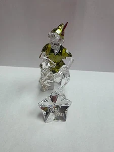 Swarovski Disney Peter Pan w/ Tite Plaque! - Picture 1 of 6
