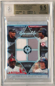 2006 Ultimate MANNY RAMIREZ Magglio Ordonez VLADIMIR GUERRERO Quad Jersey #/20 - Picture 1 of 1