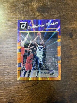 Donruss #54 DeMarcus Cousins Orange Holo Laser Sacramento Kings 2016-17 Foto 1 de 2