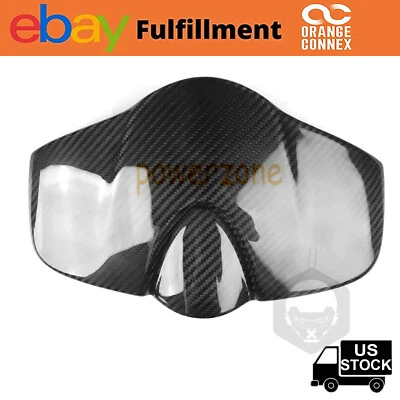 Cubierta de cápsula medidor de velocidad de instrumento de fibra de carbono real para Nissan 370Z Z34 2009-2021 Foto 1 de 4