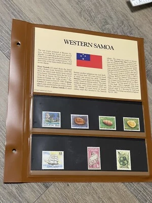 Lote de 7 estampillas vintage de Samoa Occidental mixtas Foto 1 de 4