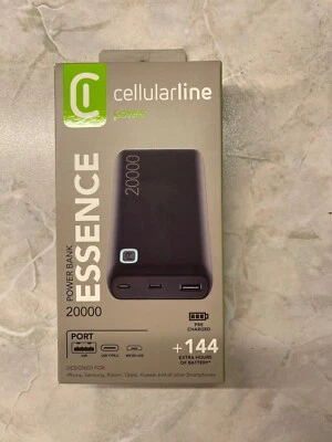 CellularLine Power Bank ESSENCE 20000 NUOVO IMBALLATO - Immagine 1 di 2