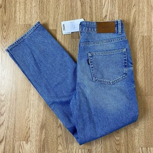 WESC Alvisa Womens High Rise Straight Leg Denim Jeans New Blue - W27 L29 - BNWT - Picture 1 of 12