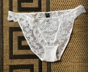 NEU: RIO SLIP ELASTISCHE ZARTE SPITZE GR 44/46 VIVANCE DESSOUS weiss *400846 - Picture 1 of 3