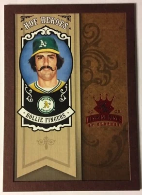 2005 Donruss Diamond King HOF Heroes Red Framed #HH-66 Rollie Fingers Oakland As - Image 1 of 4