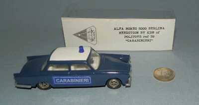Ex-Politoys by KDN 1/43 : Alfa Romeo 2000 Berlina Carabinieri - Photo 1/4