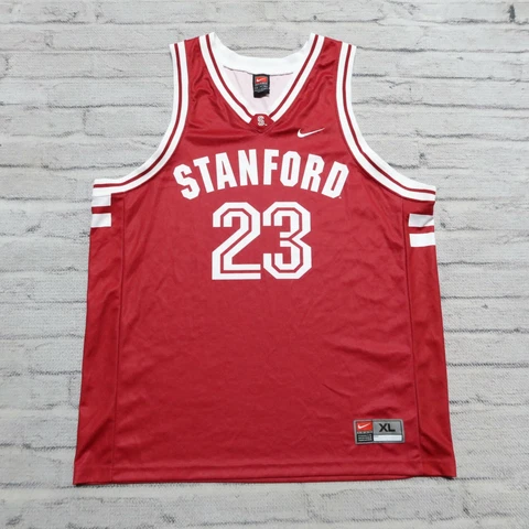 Vintage Stanford Cardinal Basketball Jersey Nike Size XL Cover