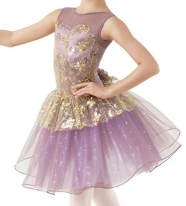 NEW Weissman Costume Ballet 9495 LA BAYADERE Teen Girls LC size 14 Mauve *No Bow - Picture 1 of 1