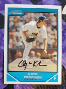 2007 Bowman Chrome Draft Future's Game Prospects #BDPP77 Clayton Kershaw - Picture 1 of 3