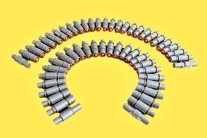 Nerf 25 runde Munitionsgurte mit Darts - Bild 1 von 1