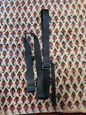 lululemon Bolso Correa Mat Carrior Cinturón Negro Arnés Foto 1 de 4