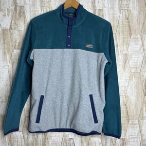 Vintage Eddie Bauer Kids Boys XL 16 Quest Fleece Pullover Color Block 90’s - Picture 1 of 11