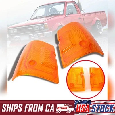 Lente de luz de señal de lámpara de esquina delantera para camioneta Nissan Datsun 720 J18 1980-86 Foto 1 de 4