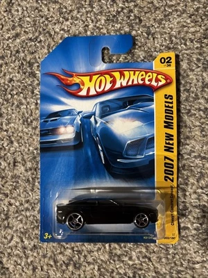 Chevy Camaro Concept 2007 Hot Wheels nuevos modelos 2/36 variante negra tarjeta deformada Foto 1 de 4