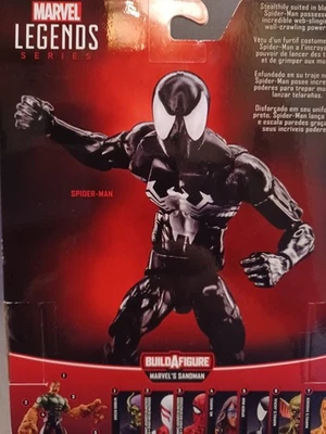 Figura Hasbro Marvel Legends Spider-Man Series Simbionte Spider-Man (Sandman BAF) Foto 1 de 4