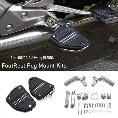 Reposapiés ajustable de montaje de clavija para Honda GoldWing GL1800 2018-2024 Foto 1 de 4