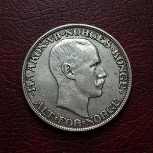 Norway 1913 silver 2 kroner - Picture 1 of 2