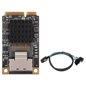 Mini PCIE Expansion Card 4 3.0 6Gb/s NCQ AHCI 1.0 88SE9215 Exp NEW - Afbeelding 1 van 12