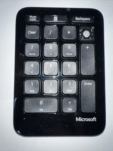 Microsoft Sculpt Number Keypad, Model: 1558, Missing “-“ Key - No USB Dongle - Picture 1 of 2