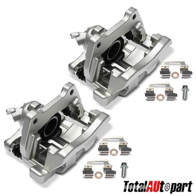 2x Pinza de freno con soporte y pistón para Land Rover Range Rover LR3 LR4 lateral trasero Foto 1 de 4