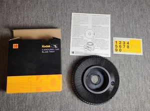 KODAK CAROUSEL TRANSVUE 140 SLIDE TRAY & ORIGINAL BOX VINTAGE - Picture 1 of 3