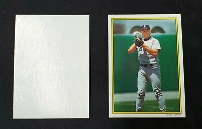 1989 Topps Glossy All-Star Mail-In Roger Clemens #23 Blank Front ERROR - Image 1 of 4