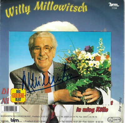 Willy Millowitsch - Die alten Neandertaler: mit Autogrammkarte (7" Vinyl-Single) - Bild 1 von 2