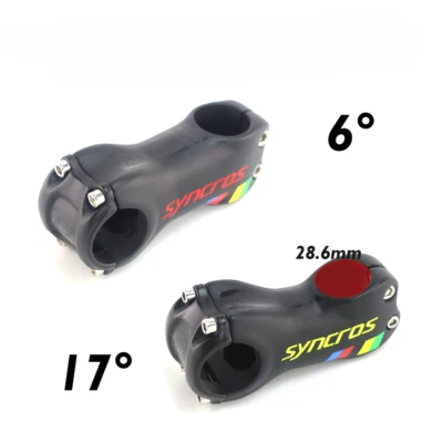 Full Carbon Fiber BMX MTB Bicycle Stem 6 17 Degree 31.8*90mm Bike Accessories   - Image 1 of 4