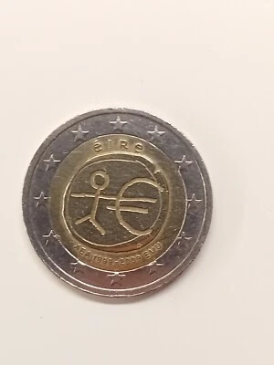 Irish commemorative 2 euro coin 2009 10th anniversary EMU - Image 1 of 2