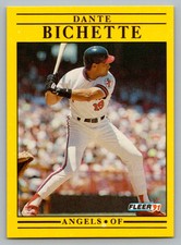1991 Fleer #307a Dante Bichette