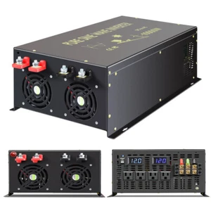 10KW Pure Sine Wave Inverter 12V to 110V 220V Car Battery Power Converter DC AC - Picture 1 of 8