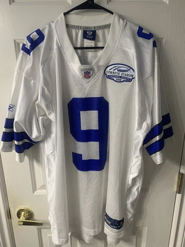Tony Romo Dallas Cowboys 2009 Reebok Jersey Large Cover