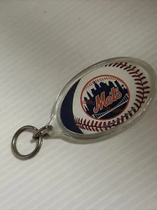 New York Mets Shea Stadium Keychain Major League Baseball- Vintage NY - 2-Sided - Picture 1 of 3