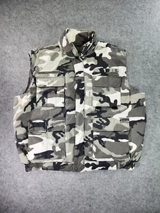 Renegade Utility Vest 3XL White Flannel Lined Full Zip Fishing Hiking Hunting - Picture 1 of 10