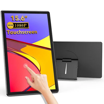 Touchscreen 15.6" Portable Monitor Laptop Monitor HDMI USB C Second Screen Used - Image 1 of 4