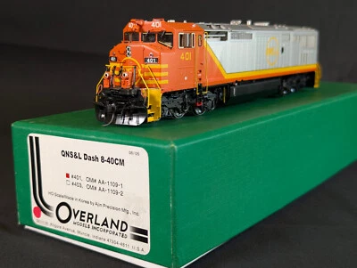 Overland OMI QNS&L Dash 8-40CM Quebec North Shore #401 HO Brass Model #AA-1109-1 - Image 1 of 4