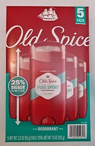 5er Pack 3oz Old Spice High Endurance Deodorant PURE SPORT 48 Stunden Schutz - Bild 1 von 2