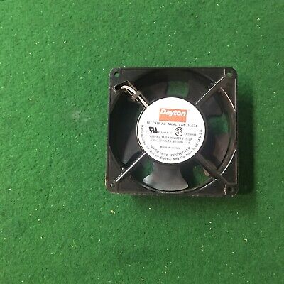 DAYTON 3LE74 AC AXIAL FAN 107 CFM 4 11/16 Square 240-220 Volts Old Stock • 25$