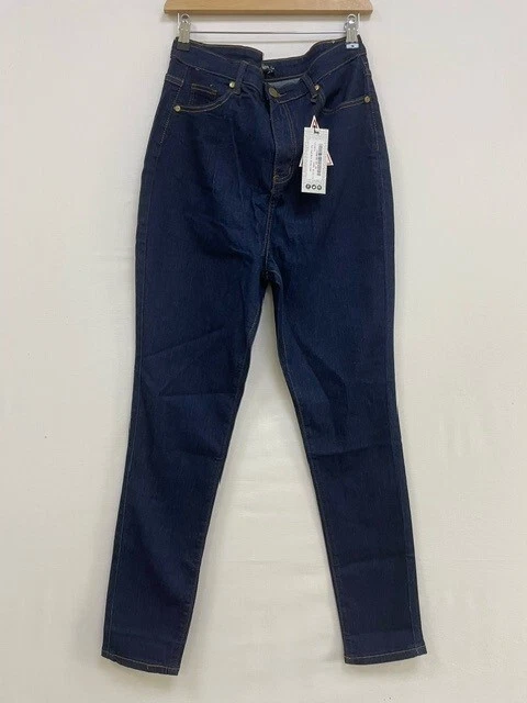 Boohoo Dark Blue Tall high waist skinny jean  - Image 1 of 1