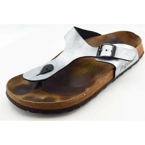 Papillio Damen-Sandale T-Riemen silberfarben birk-flor Größe 7 M - Bild 1 von 6