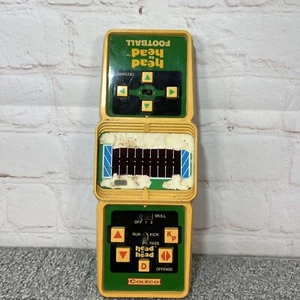 Vintage Coleco Electronic Handheld Game Head To Head Football For Parts/Repair - Picture 1 of 7