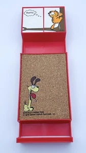 Vintage Dakin Young Things Garfield Mini Cork Board Wall Mountable Odie READ - Picture 1 of 7
