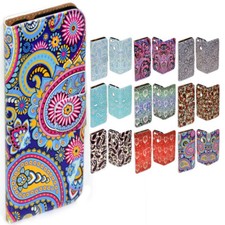 For Huawei Series - Paisley Pattern Theme Print Flip Case Mobile Phone Cover #1