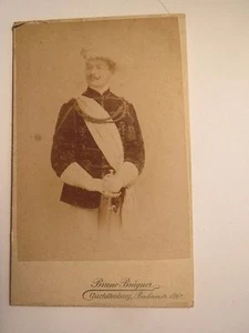 Charlottenburg - Berlín - Estudiante en Wichs con paleta CDV / Studentika - Imagen 1 de 2