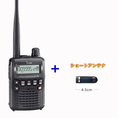 ICOM IC-R6 Black Air Band 1290Ch Special Short Antenna SRH805S Set JP - Image 1 of 3