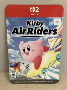 Kirby Air Riders Nintendo Switch 2 - Tarjeta de exhibición Costco - Imagen 1 de 2
