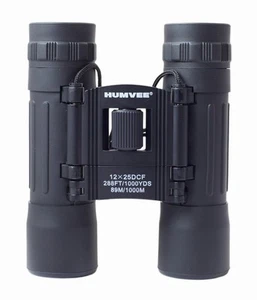 Humvee HMV-B-8X21B Rubber Armor Compact Binocular with Anti-Reflective Ruby Red - Picture 1 of 3