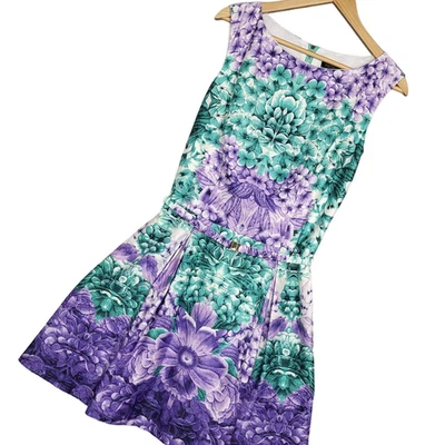 Laundry By Shelli Segal Women's Sleeveless Shift Dress Sz 8 Vibrant Floral Print - Image 1 of 4